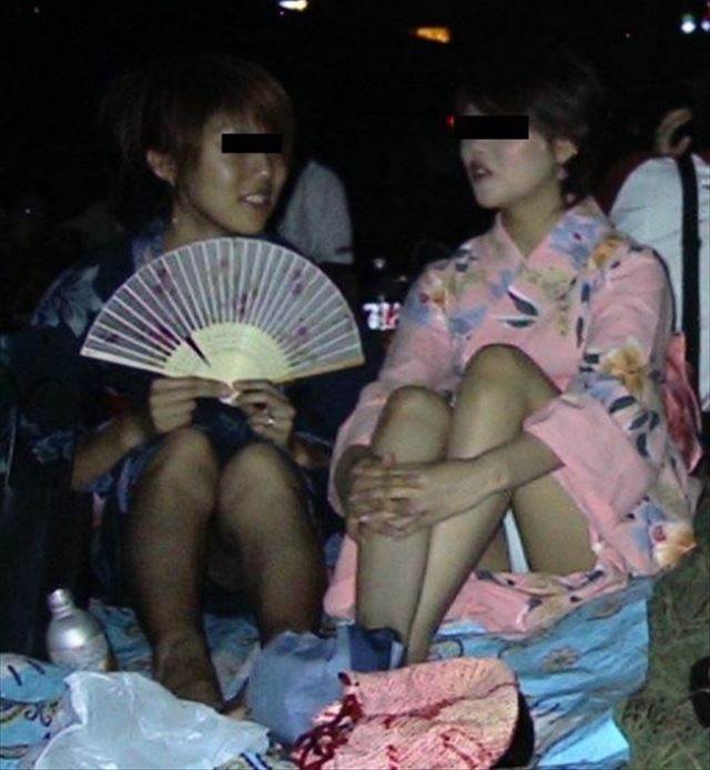 浴衣_パンチラ_盗撮エロ画像08