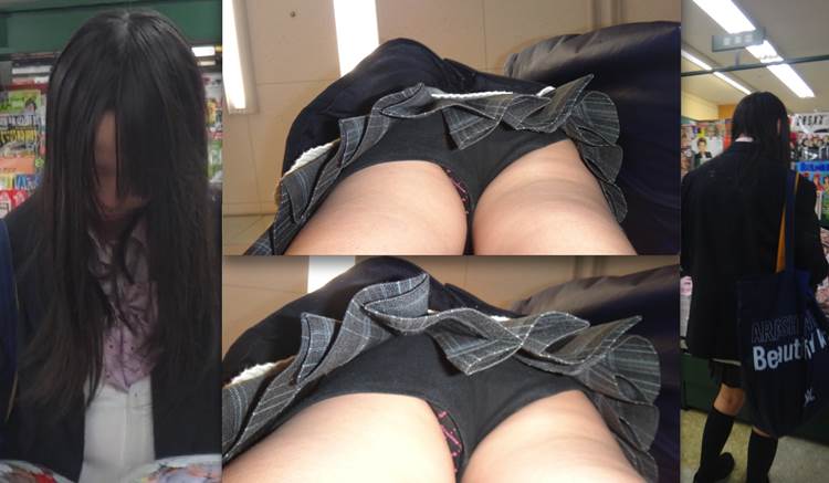 JK_見せパン_逆さ撮り_盗撮_エロ画像08