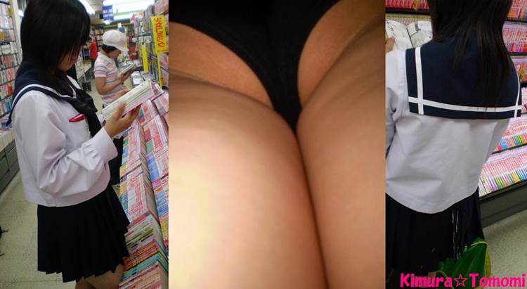 JK_見せパン_逆さ撮り_盗撮_エロ画像12