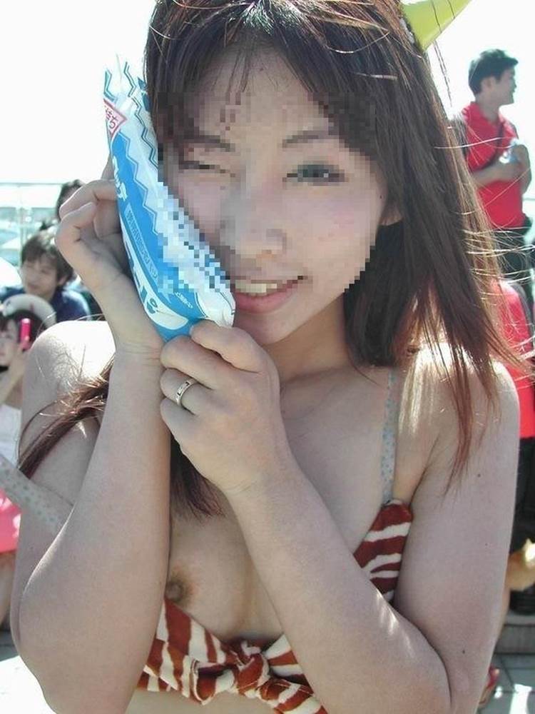 素人_ポロリ事故_ビキニ水着盗撮05