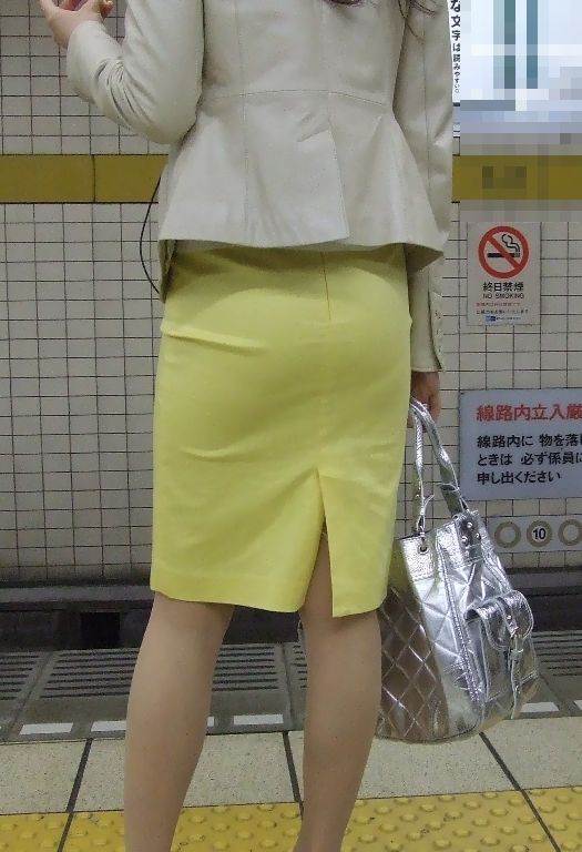 カラータイトスカート_街撮り盗撮02