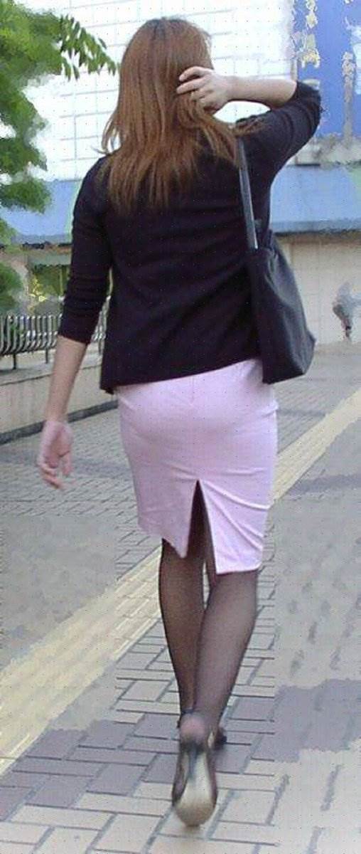 カラータイトスカート_街撮り盗撮15