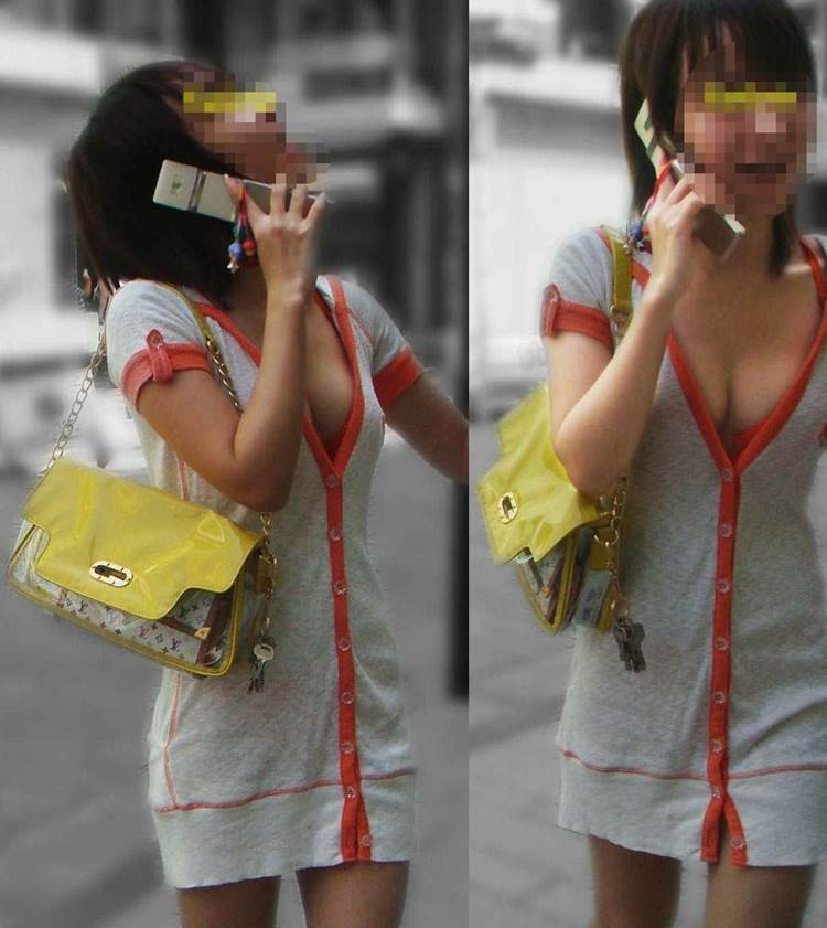 素人_巨乳_谷間街撮り13