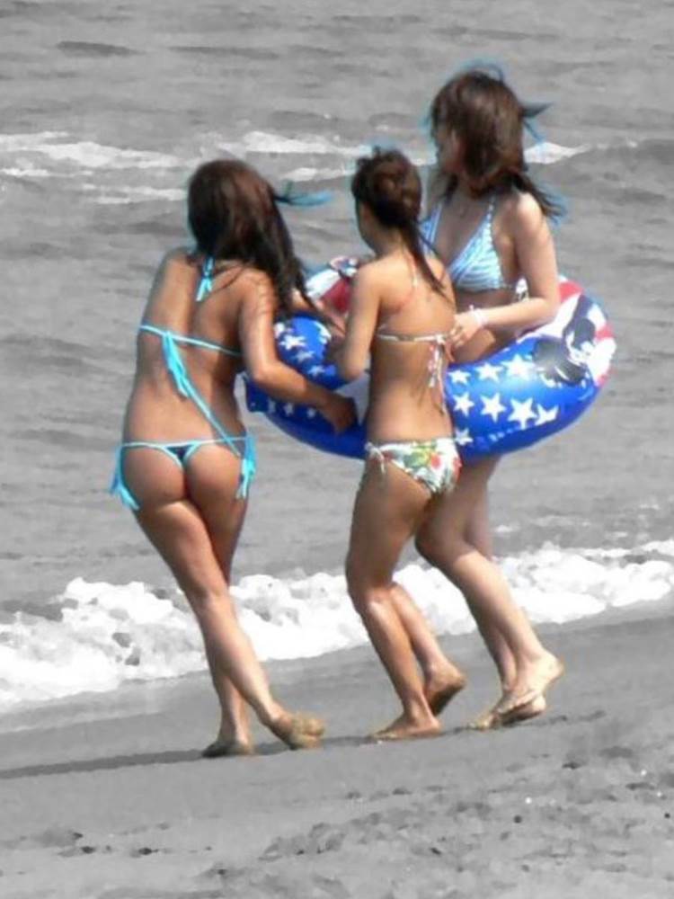 海盗撮_Tバック_素人水着12