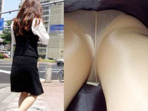 OL_逆さ撮り_パンスト