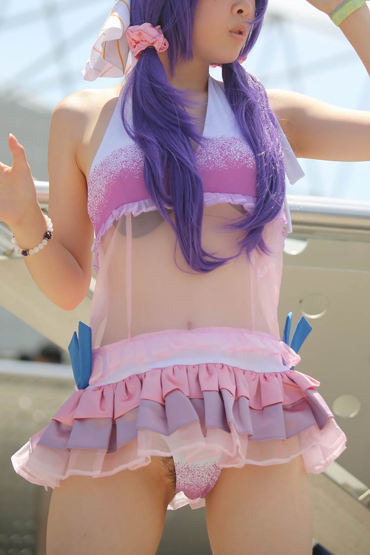 コスプレ_マン毛_剛毛_ハミ毛20