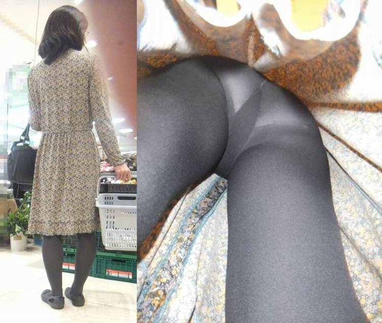 人妻_逆さ撮り_パンスト盗撮20