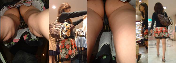 素人_Tバック_逆さ撮り_盗撮_エロ画像18