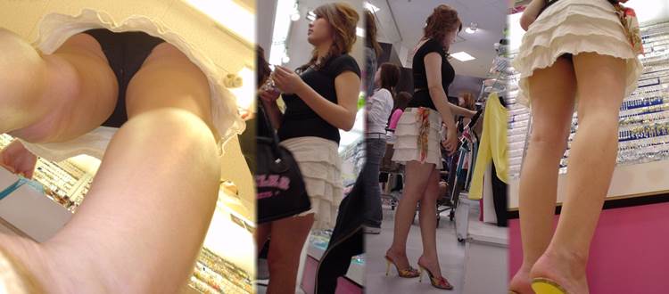 ギャル_素人_逆さ撮り_盗撮_エロ画像08