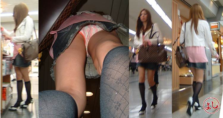 ギャル_素人_逆さ撮り_盗撮_エロ画像12