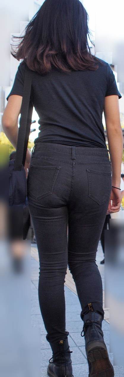 黒スキニー_素人_街撮り_盗撮_エロ画像02