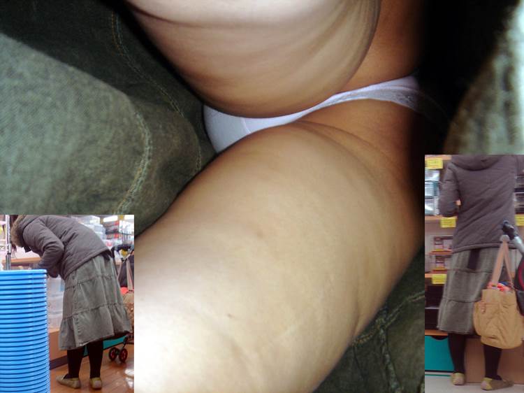 白Tバック_逆さ撮り_盗撮_エロ画像08