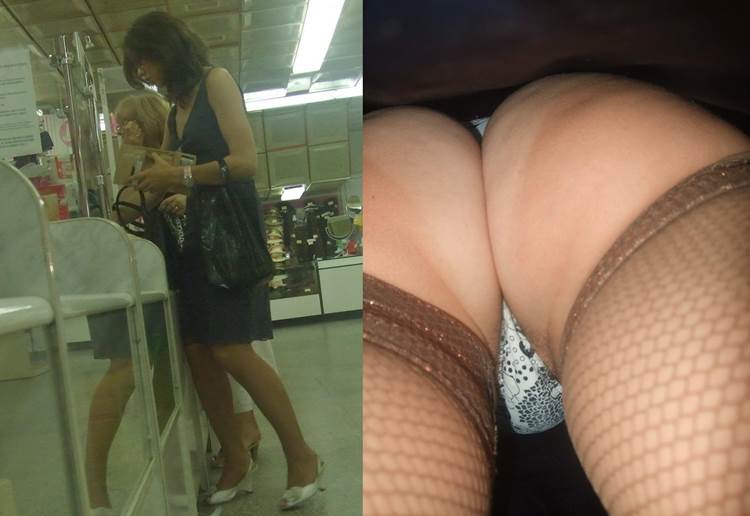 素人_Tバック_逆さ撮り_盗撮_エロ画像08