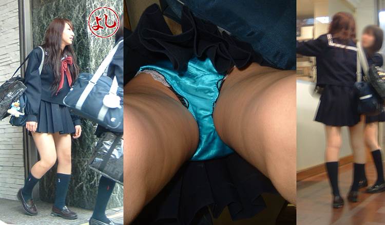 JK_派手パンティー_逆さ撮り_盗撮_エロ画像02
