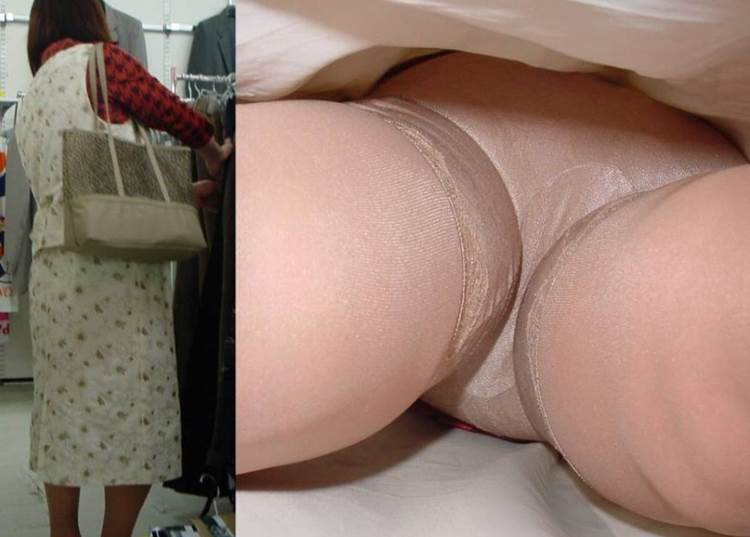 ガードル_熟女_逆さ撮り_盗撮_エロ画像10