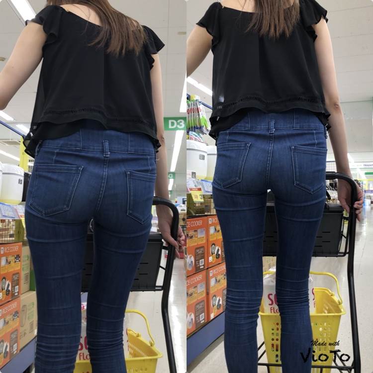 デニム_スキニージーンズ_盗撮_エロ画像20